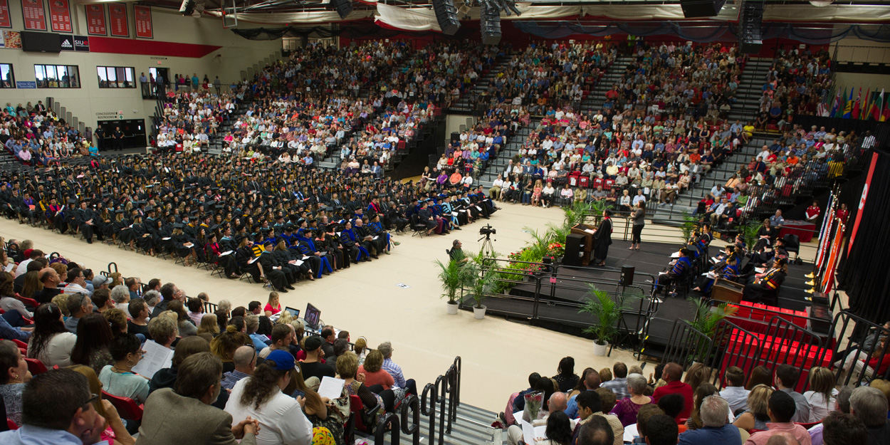 SIUE Commencement at the Vadalabene Center