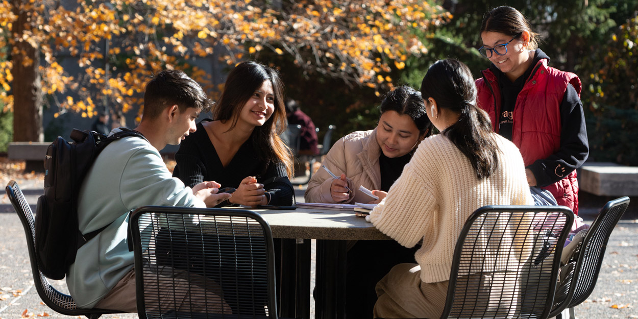 A student at SIUE.