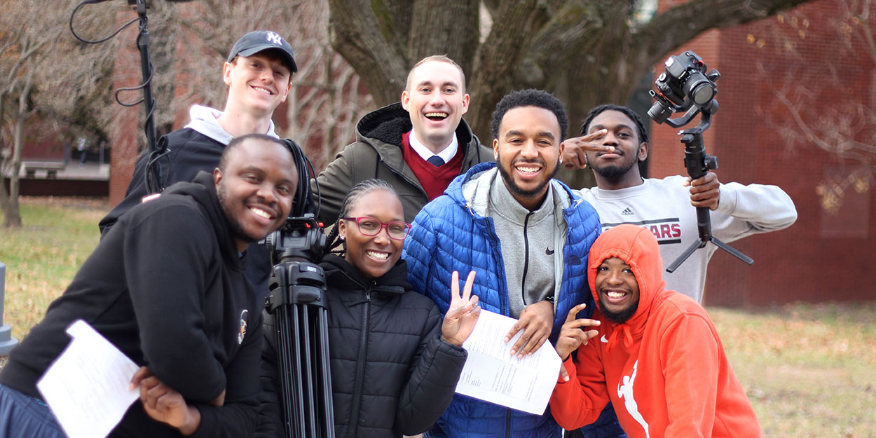 Mass Communications students at SIUE