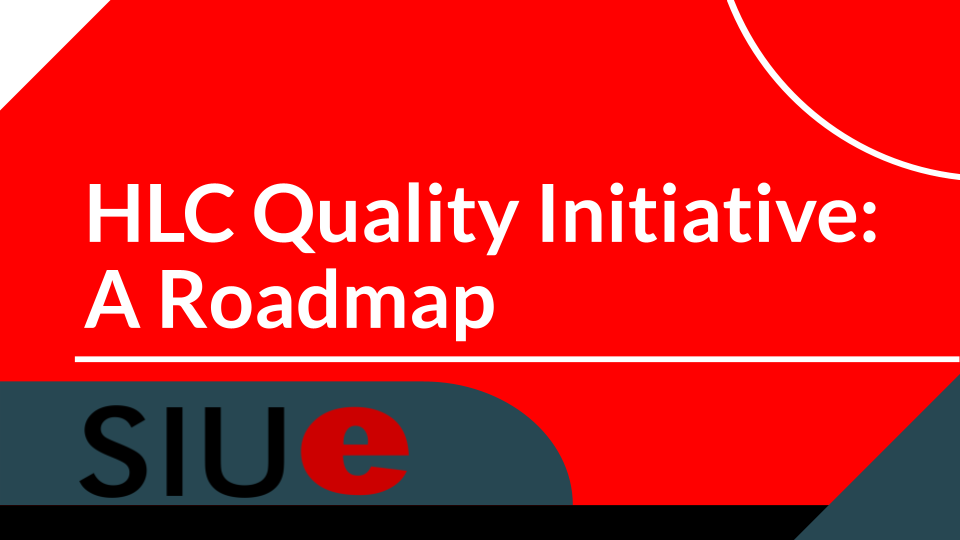 SIUE QI roadmap presentation 