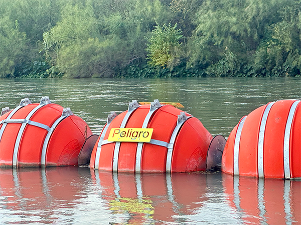 Buoys on the Rio Grande