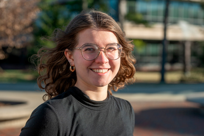 outdoor portrait of Brandi Spann on a sunny day