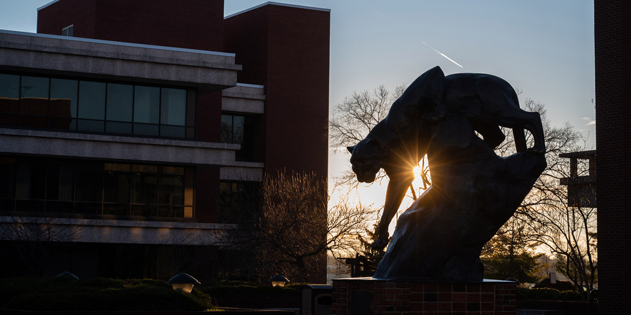 Cougar Statue at SIUE