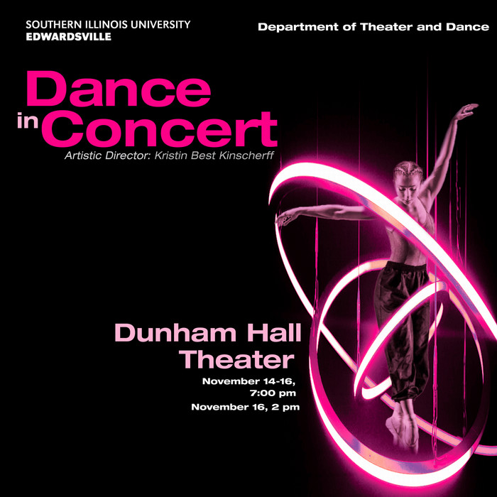 flyer for the Dance in Concert performance